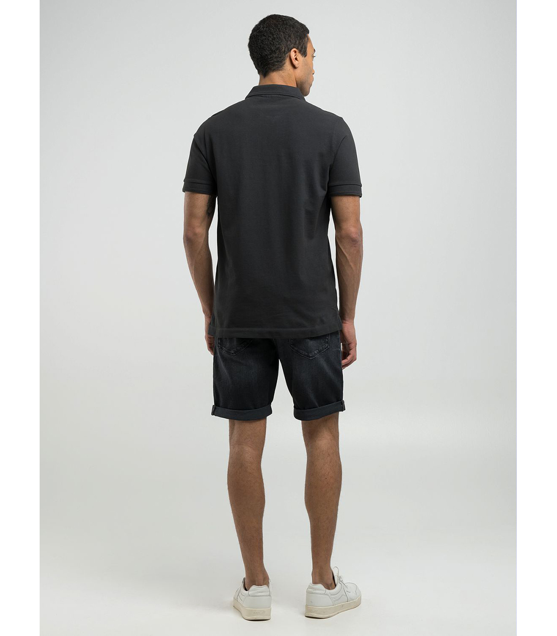 ガーメントダイ コットンピケ ポロシャツ 詳細画像 ブラックボード 2